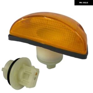 自動車用ランプ バルブ ホルダー カラー：ホワイトイエロー トラック サイドランプ耐腐食設計 直接取り付け な素材