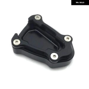 オートバイ 用CNCキック スタンド フットサイド スタンド 延長 拡張 パッド サポート プレート ホンダ REBEL 2021 2022 ブラック
