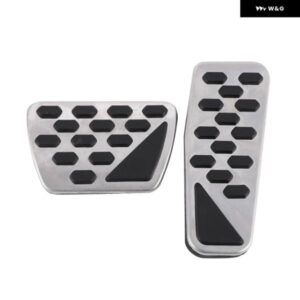 ガスブレーキペダルカバー オート ステンレス フットペダル パッド キット 2018-2019 JEEP WRANGLER JLモデル用 2個