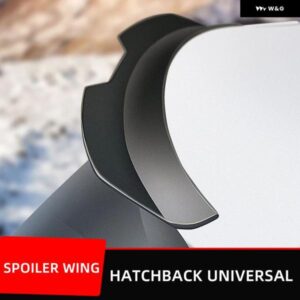 汎用 カースポイラー ウィング ポロ ゴルフ 4 ハッチバック 車両 リアルーフ トランク ダックテールリップ スタイリング 99CM ブラック アクセサリーパーツ