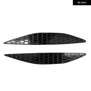 1ペア リアバー ハニカム リフレクター カバー トリム スタイリング VW ゴルフ 7 GTI MK7 2014-2018 テール フォグライト ストリップ ステッカー