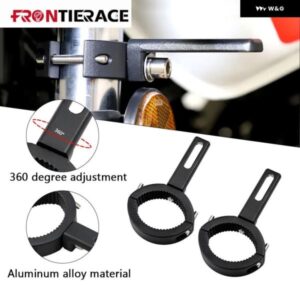 汎用 バイク 360 ブラケット ライトランプ バンパー ホルダー 30MM-60MM マウント キット バイク アクセサリー1個/2個
