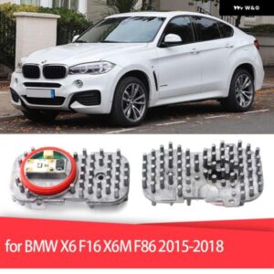 エンジェルアイズ LED ヘッドライト バラスト モジュール BMW X6 F16 X6M F86 2015 - 18 1305715084 63117263051 LED コントロール ユニット