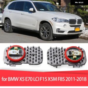 1305715084 エンジェルアイズ LED ヘッドライト バラスト モジュール BMW X5 E70 LCI F15 X5M F85 2011-2018 63117263051 LED コントロール ユニット
