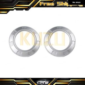 左 右 フロント 6400A583 フォグランプ シルバー カバー フレーム 三菱 パジェロ モンテロ MK4 2007-