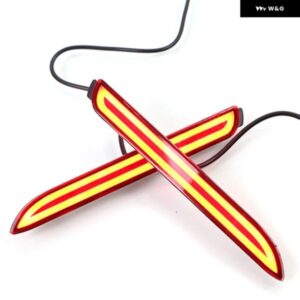 LED車用リア バンパー リフレクター テール ブレーキライト バー トヨタ カムリ レイツ ウィッシュ シエナ イノーバ レクサス ISF GX470 RX300 2機能