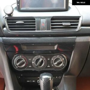 ブラックカーボン スタイル ベント トリム カバー で スタイル を強化 マツダ 3アクセラ2014 2019