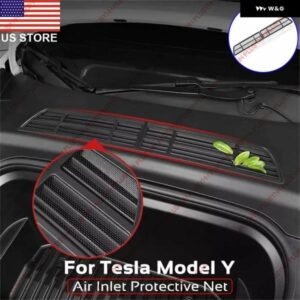 防虫エアインレット ネット TESLA MODEL Y 2021-2024 アクセサリー エアコン カバー 装飾 ステッカー 自動車内装パーツ
