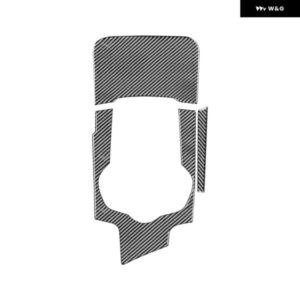 アルファロメオ ジュリア 2015-2023 カーボン カーセンター コンソール ギア シフト パネル カバー トリム ステッカー アクセサリー