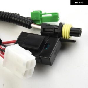 アクセサリー フォグライト ハーネス 3点セット ジャガー Sタイプ Xタイプ 2004-2008 ブラック 実用ソケット LED インジケーター スイッチ付き 12V