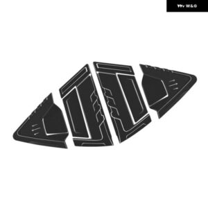 車用マットブラック リアウィンドウ トライアングルルーバーシャッターカバー トリム ホンダ HRV HR-V ヴェゼル 2021 2022 ウィンドウ サイドベント トリム