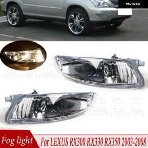 フォグランプ DRL フォグライト ドライビングランプ ヘッドライト LEXUS RX300 RX330 RX350 2003-2007 2008 フロント バンパー フォグランプ 電球 付き
