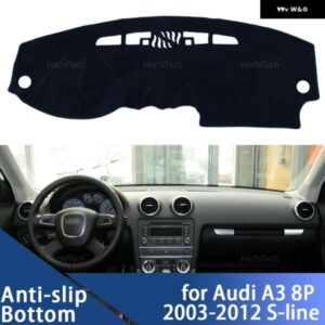アウディ A3 8P 2003-2012 Sライン インテリア アクセサリー 自動車 ダッシュボード カバー ダッシュマットボード パッド カーペットダッシュマット