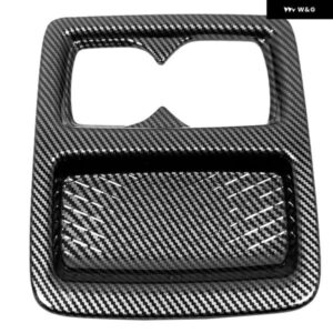 ホンダ アコード 2023 2024 11代目 リアウォーターカップ ホルダー カバー トリム インテリア アクセサリー ABS カーボン