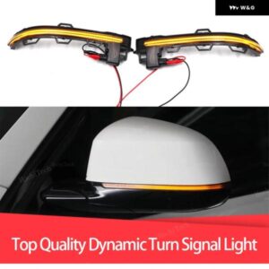 2X ダイナミックウィンカー LED ウィンカーライト インジケーター サイドミラー ランプ BMW X3 G01 IX3 X4 G02 X5 G05 X6 G06 X7 G07 2018-2024