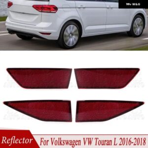 リア バンパー リフレクター ブレーキランプ フォルクスワーゲン VW トゥーラン L 2016 2017 2018 バンパー フォグランプ ストップランプ 装飾 ライト