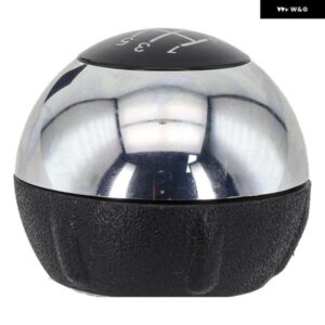 ギアノブヘッド 5速 シフト ノブ ギア シフト は図ストリート クロームブラック仕上げ 長持ち パフォーマンス