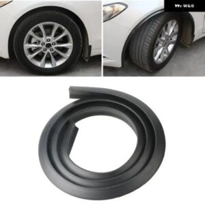 150CM 車ホイールフェンダー 汎用 PVC アーチ プロテクター アウター ホイールアイブロウフレアストリップ 防止 トリム