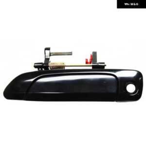 左フロント 外装 外側 ドアハンドル ブラック LH 2001-2005 ホンダ シビック セダン