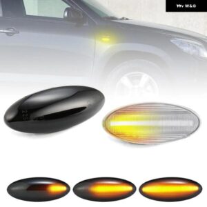 トヨタ ヤリス RAV4 オーリス カローラ LED サイドマーカーランプ フェンダー ウィンカーライト 2個