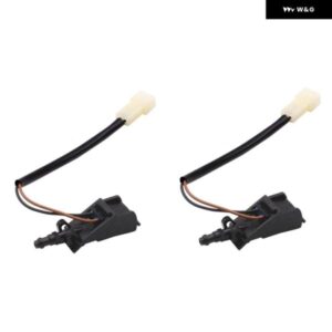 車用加熱式 フロントガラス ウォッシャースプレーノズル 2個 BORA MK4 GOLF MK4 PASSAT B5 BEETLE SKODA RAPID SEAT 6E0955986B 部品