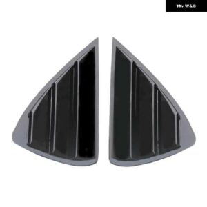 リアサイドウィンドウルーバー スクープルーバーカバー ブラインド MG 6 MG6 2017-2020車 外装 アクセサリー ブライトブラック スタイル