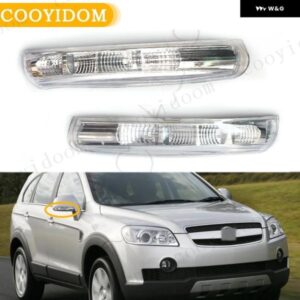 COOYIDOM 車用 リアビュー サイドミラー ウィンカーライト ランプ シボレー キャプティバ 2007-2016 2008 - 14