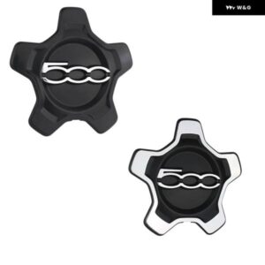 フィアット 500X 2016-2022 ホイールセンターキャップカバー ダストカバー カーアクセサリー