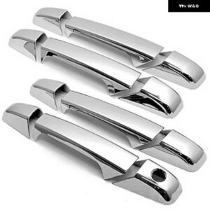 ABSクローム外側 ドアハンドル カバー トリム シボレー シルバラード GMC シエラ 1500/2500/3500 ユーコン XL エスカレード