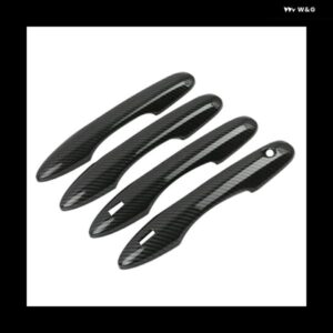 2019-2023年式 トヨタ カローラ ハッチバック 用カーボンサイドスマート 外装 ドアハンドル カバー トリム