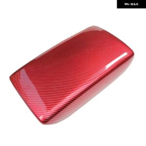 カーボンレッド インテリア シート アームレスト ボックス パネル トリム カーセンター アームレスト ボックス パネル ホンダ シビック 11TH 2021-2023