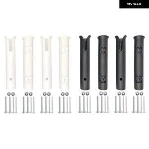 釣り竿 ホルダー ラック ポータブル釣り竿 スタンド オフ チューブ ロッドポール ホルダー ブラケット サポート ボートヨット4個