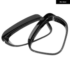 ABSカーボン製車用バックミラー カバー レインアイブロウカバー トリム フレーム ホンダ アコード