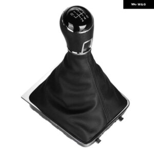 6速 ギア シフト ノブ ゲーター ブーツ カバー PUレザー 適合車種： パサート 3C B6 3C2 3C5 2005-2011