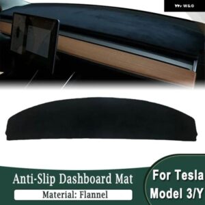 テスラ モデルY 2020-2023 モデル3 2017-2023 ダッシュボード カバー パッド 滑り止め ダッシュボード フランネルカーペット サンシェード ダッシュマット