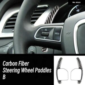 ステアリングホイール デコレーション アウディ A4L Q7 A3 A6 Q5 Q3 A5 A7 TT 車用 ステアリングホイール シフト パドル 内装 カスタム アクセサリー