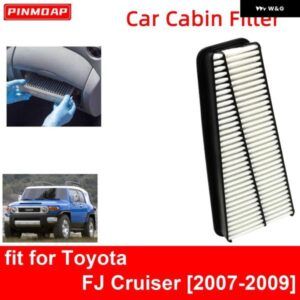 トヨタ FJクルーザー 2007-2009 カー エンジン キャビンエア フィルター オート フィルター カー エンジン ボンファイバー CA9683 17801-0P010 17801-31090