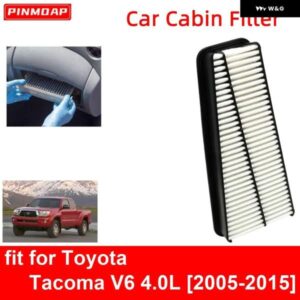 カー エンジン キャビンエア フィルター トヨタ タコマ V6 4.0L 2005-2015 オート フィルター カー エンジン ボンファイバー CA9683 17801-0P010