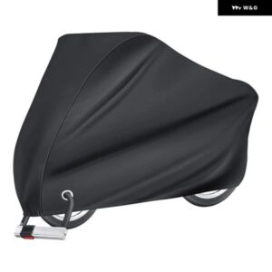 自転車カバー 屋外用 防水 自転車カバー 雨よけ 紫外線対策 防塵 ロックホール付き マウンテン バイク ロード バイク 電動自転車