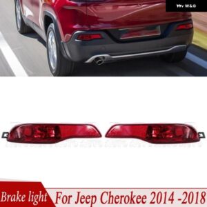 リア バンパー リフレクター ブレーキライト ストップライト ハザード灯 カーアクセサリー JEEP チェロキー 2014-2018 68102877AC 68102876AC