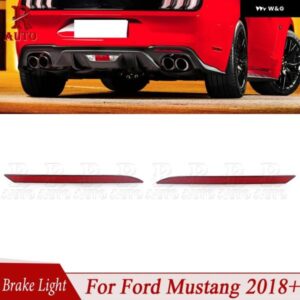 車用リアブレーキ リフレクター ライトレンズ バンパー リフレクター ライト ストップランプ カーアクセサリー フォード マスタング 2018 - 22