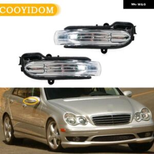 車用フロント マーカーライト ドアウィング バックミラー メルセデス ベンツ W203 4ドア 2004 2005-2007 ウィンカー インジケーター サイドランプ