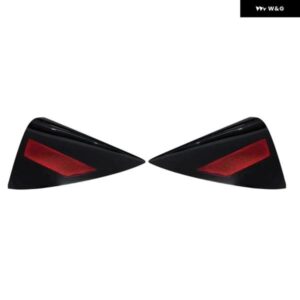 車用リア充電ポートカバー テスラ モデル3 ハイランド 2024 クォーター パネル リフレクター ライト トリム