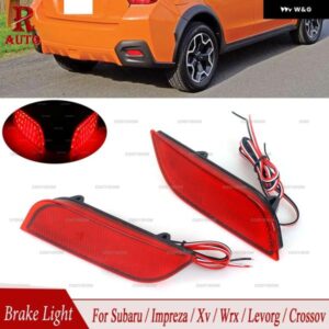 ブレーキライト カーアクセサリー 2個 LED リア バンパー ライト テール リフレクター ストップブレーキ ランプ スバル インプレッサ XV WRX LEVORG