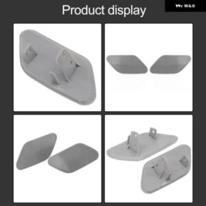 ヘッドライト ウォッシャーノズル フロント バンパー スプレーカバー ヘッドライト ウォッシャーノズル カーアクセサリー 素材