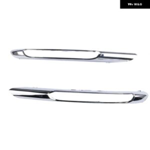 フロント バンパー フォグランプ グリル クローム トリム モールディング 左右 W212 09-12 2128851574 2個