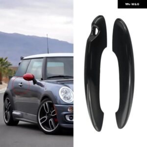 アクセサリーハンドルカバー 長持ち性能耐候性ファッショナブルな光沢ブラック ドアハンドル