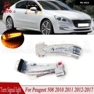 LED バックミラー ウィンカーライト サイドランプ カー スタイリング プジョー 508/508 SW 2010 2011-2015 2016 2017 6325J5 6325J4