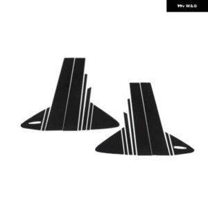 サイドドアウィンドウピラー ポストドア トリム ピアノカバー トヨタ カローラ2020 2021 2022アクセサリーブラック16個