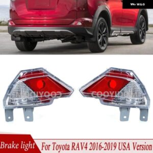 リア バンパー リフレクター ストップライト トヨタ RAV4 2016 - 19 US バージョン フォグランプ ブレーキランプ パーキング ハザード灯